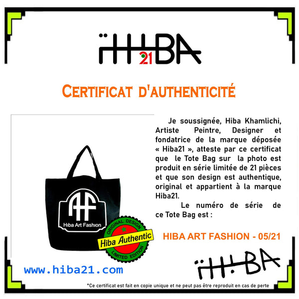 Tote Bag Double Face (HIBA ART FASHION)