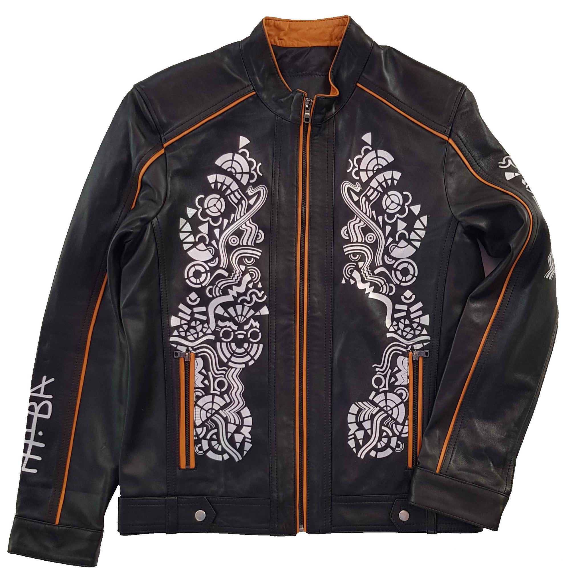 Blouson en Cuir Véritable (LETHIUM)