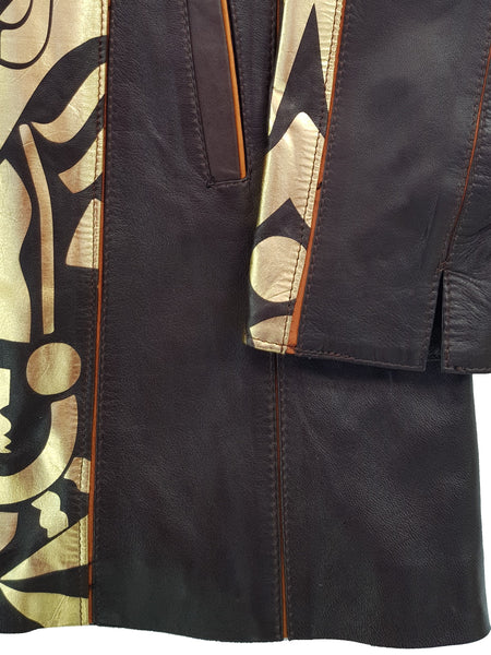 Blouson en Cuir Véritable (LINDA)