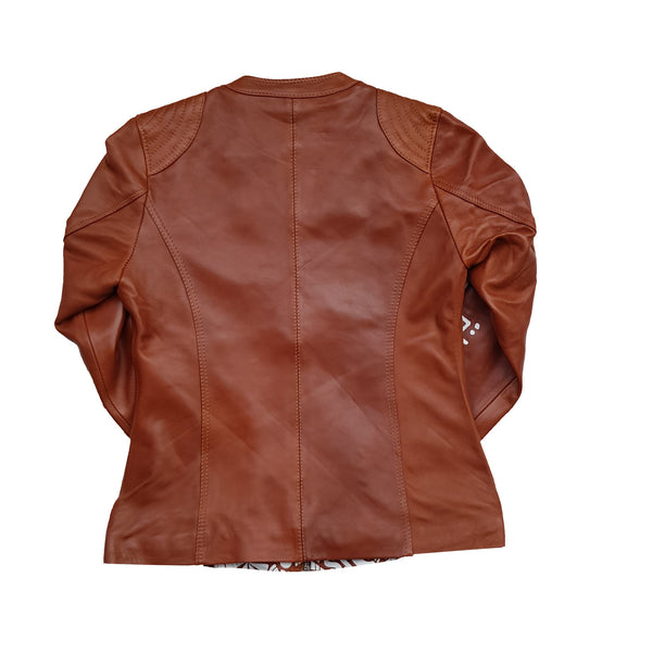 Blouson en Cuir Véritable (LALLA)