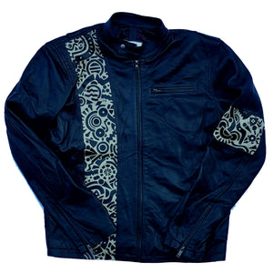 Blouson en Cuir Véritable (LULLABY)