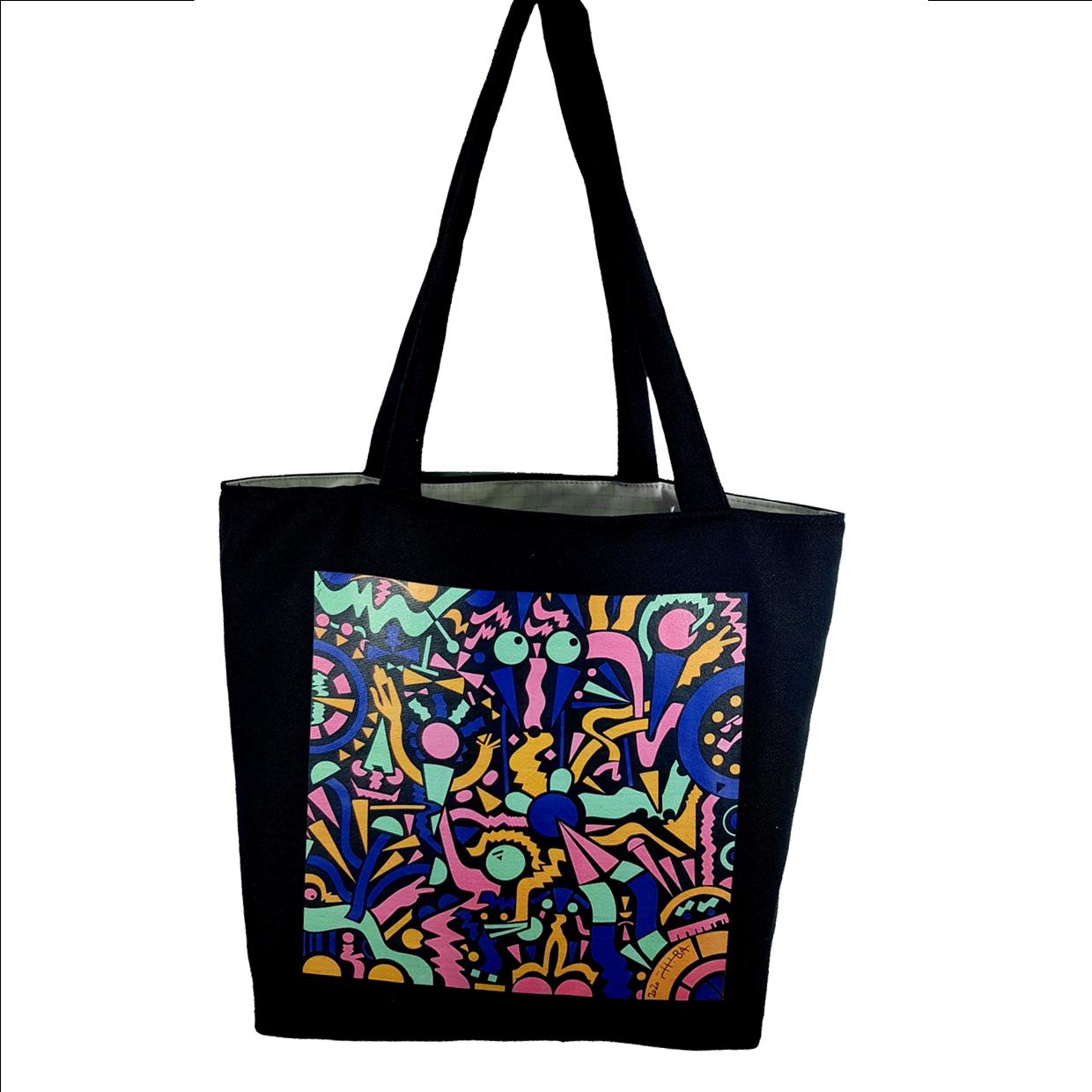 Tote Bag Double Face (TUTTI FRUTTI)